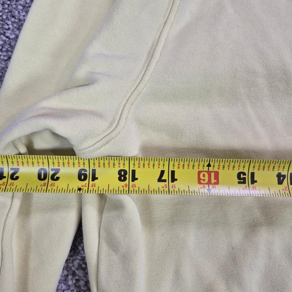 Vuori Sedona Sport Half Zip Pullover Womens XS Yellow Cropped Sweatshirt - Picture 6 of 9